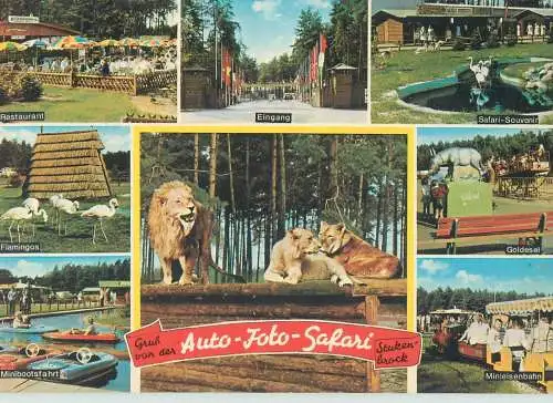 Germany Gruss von der Stukenbrock in der Senne Grosswild Safari animals multi view