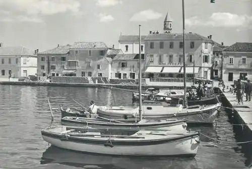 Postcard Serbia Belgrade 1966 harbour