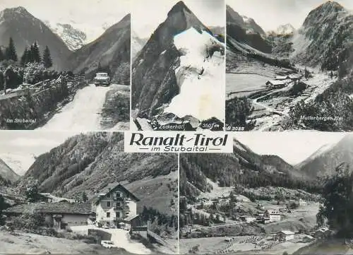 Postcard Austria Ranalt Tirol multi view mountain
