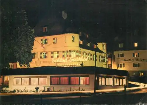 Austria Fieberbrunn Schlosshotel und Gasthof Rosenegg nocturnal aspect