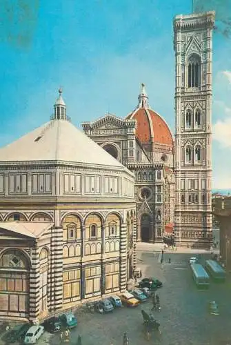 Italy Firenze Battistero Cattedrale e Campanile di Giotto