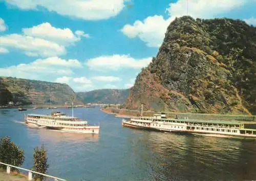Germany Der schone Rhein Loreley Felsen river sailing types