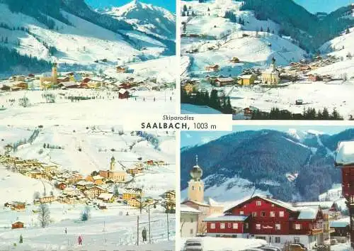 Austria Saalbach Skiparadies multi view
