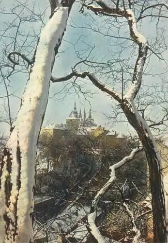 Czech Republic Prague Castle during winter