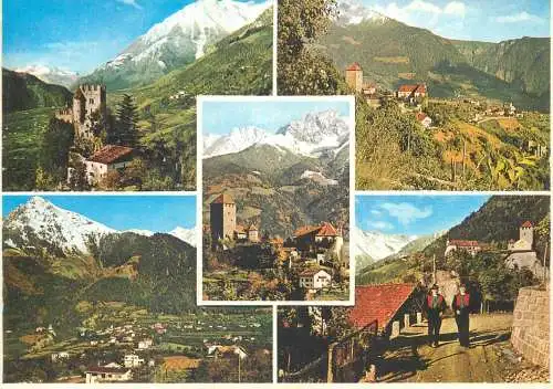Italy Merano Tirolo paese multi view