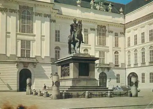 Austria Wien National Library Kaiser Josefs II Denkmal