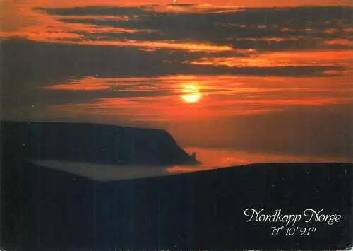 Norway Nordkapp picturesque sunset scenery