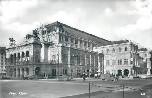 Postcard Austria Wien opera