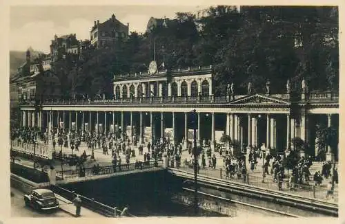 Postcard Slovakia Karlovy Vary 1958