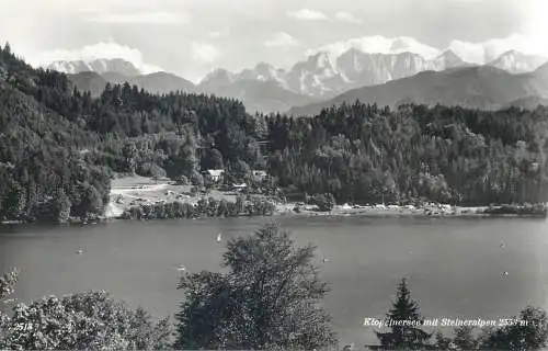 Postcard Austria Klopeinersee mit Steineralpen