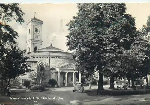 Postcard Austria Wien St. Nikolauskirche
