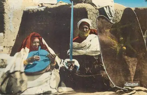 Postcard Algeria Tamanrasset Hoggar bedouins native traditions
