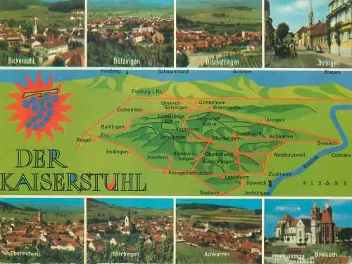 Germany Der Kaisestuhl multi view map area