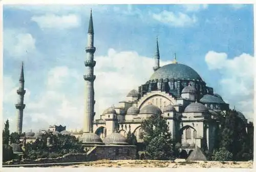 Turkey Istanbul Suleymaniye Mosque