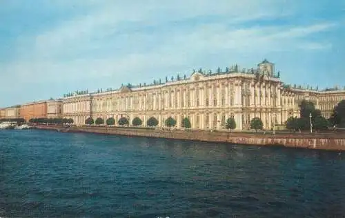 Postcard Russia Leningrad the Hermitage former winter palace