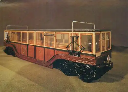 Transportation Museum panelled motor carriage no. 16 underground railway miniature train
