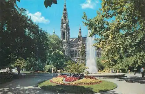 Postcard Austria Wien town hall