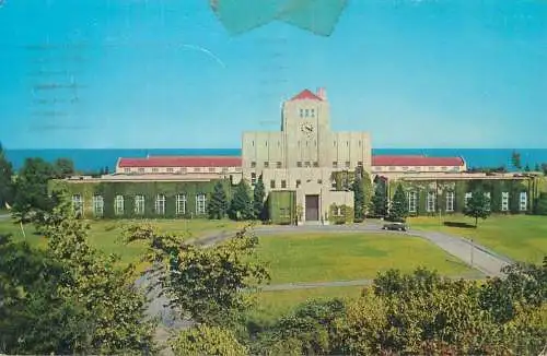 Postcard USA Wisconsin Milwaukee water purification plant 1960