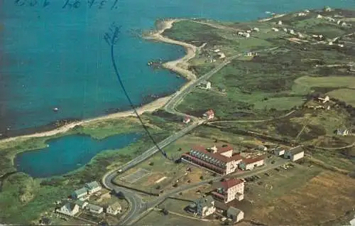 Postcard USA Rhode Island Spring house hotel 1973 aerial