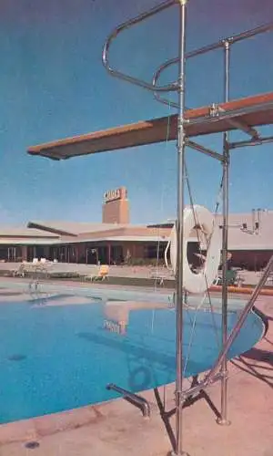 Postcard USA NV swimming pool area Hotel Sahara Las Vegas