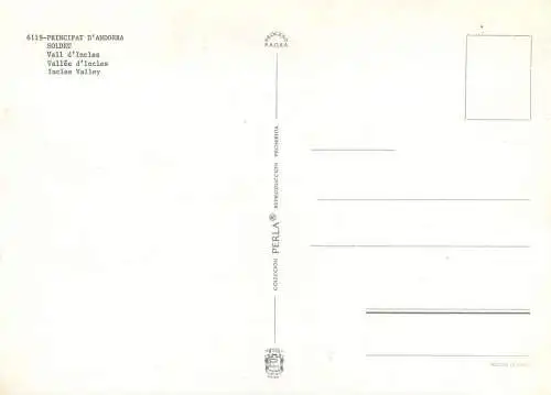 Principat d'Andorra Soldeu Incles Valley