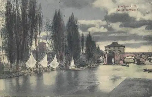 AK Frankfurt am Main Der Mullermain