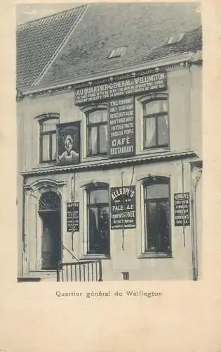 Waterloo - Quartier général de Wellington Café-Restaurant cpa