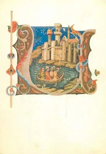 Illustrated Chronicle XIV century Establishment of Venice Historical event depiction