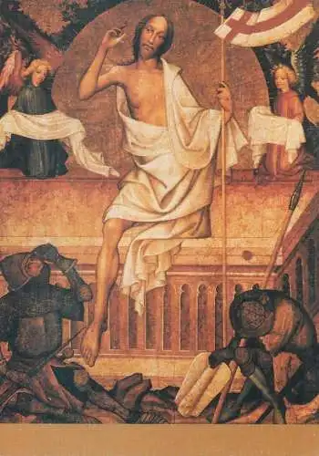 Resurrection religious painting Koloszvari Tamas XV century