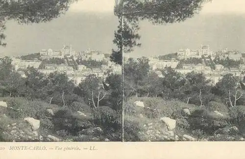 Vue stereographique MONACO Monte Carlo view