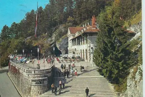 Slovenia Postojna caves - the entrance
