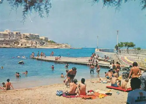 Malta Marsalaforn Bay littoral types and scenes