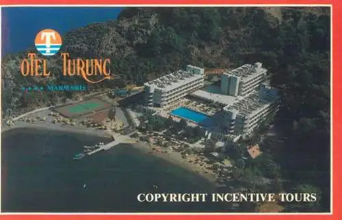 Turkey Marmaris Hotel Turunc aerial view