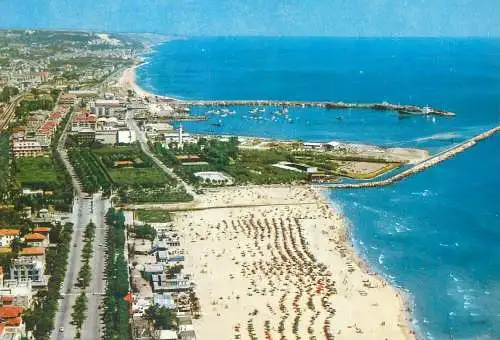 Italy Ascoli Picenon area San Benedetto del Tronto beach panorama
