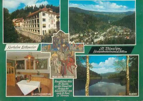 Germany St Blasien Hochschwarzwald Kurheim Rothmeier multi view