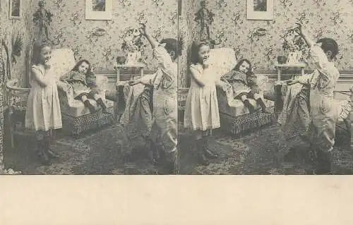 France carte postale stereo enfants costumes chambrey laugh play