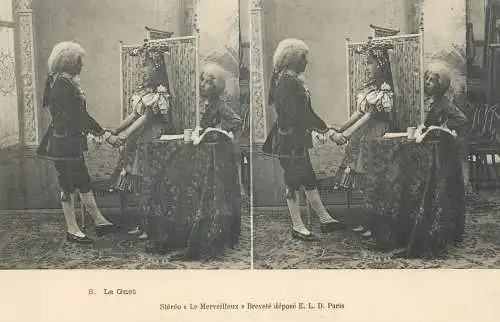 France carte postale stereo enfants costumes lord chamber wigs France le Guet