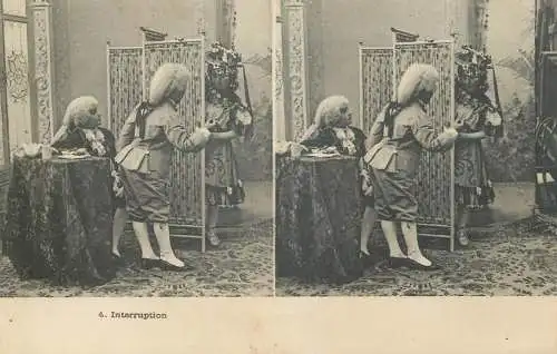 France carte postale stereo enfants costumes lord chamber wigs France interruption