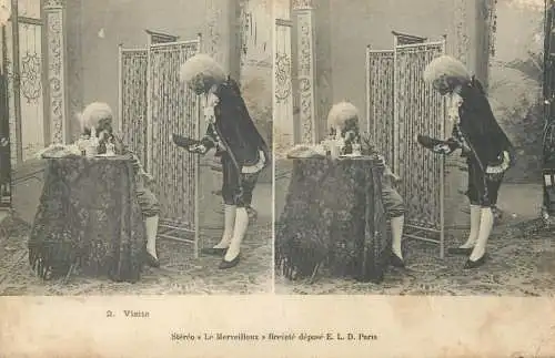France carte postale stereo enfants costumes lord chamber wigs France visite