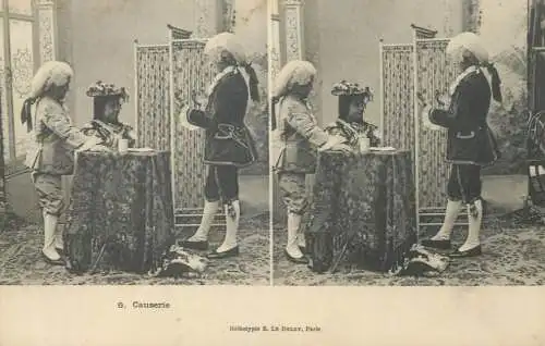 France carte postale stereo enfants costumes lord chamber wigs France causerie