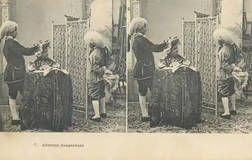 France carte postale stereo enfants costumes lord chamber wigs France absence dangereuse