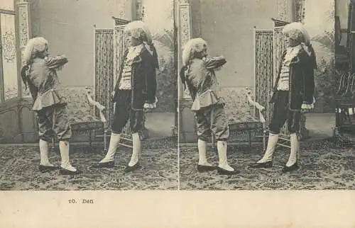 France carte postale stereo enfants costumes lord chamber wigs France Defi