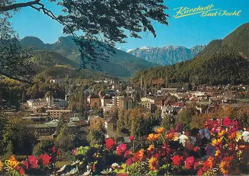 Austria Bad Ischl Kurort in Herzen des Salzkammerguts Hoher Dachstein general view