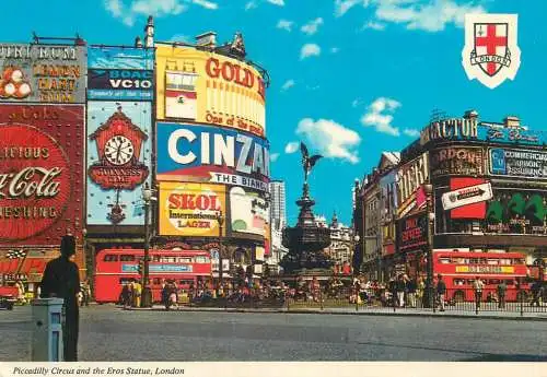 England London Piccadilly Circus and Eros statue