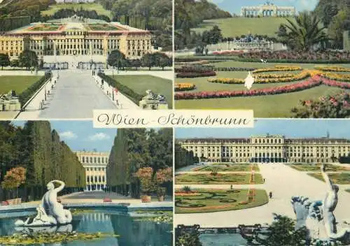 Austria Wien Schonbrunn palace multi view