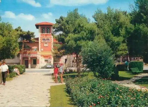 Italy Tirrenia Gardens of the station