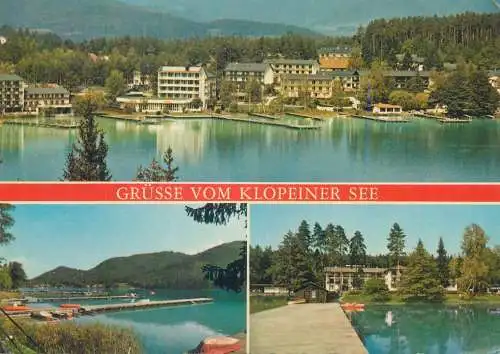 Austria Grusse vom Klopeinersee Karnten multi view