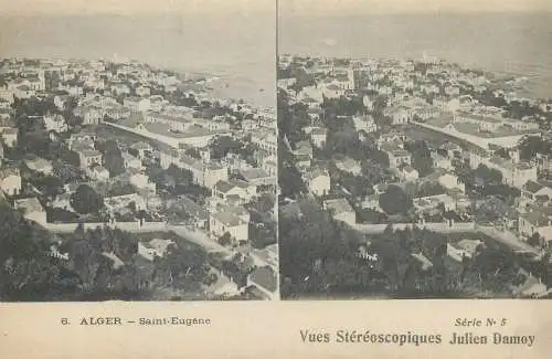 Vues Stereoscopiques Julien Damoy Algeria Algiers Saint-Eugene