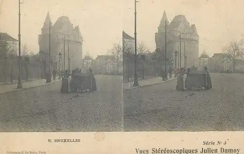 Vues Stereoscopiques Julien Damoy BRUXELLES castle