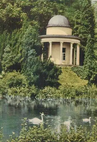 Germany Kassel Schlosspark Wilhelmshohe mit antikem Tempel
